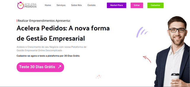 site acelera pedidos